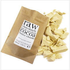 Raw Pure Unrefined Cocoa Butter Chunks - Anita Grant